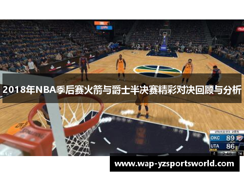 2018年NBA季后赛火箭与爵士半决赛精彩对决回顾与分析